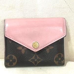 Pink and Brown Designer Women's Wallet